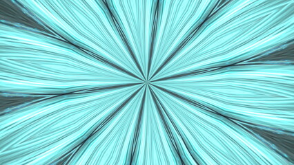 Obraz premium Blue linear at center kaleidoscopic background