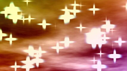 Glow glitter background in gradient background