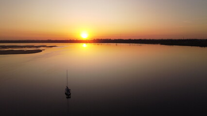 Sunrise on the river