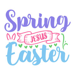 Spring jesus easter svg