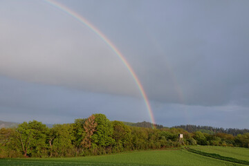 Regenbogen über der Eifel
