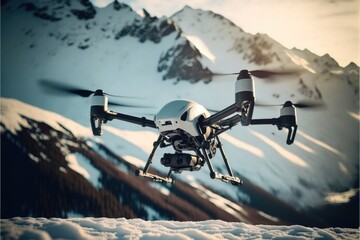 drone close-up in flight over the mountain serpentine of the Swiss Alps
