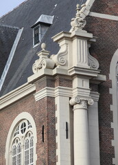 Amsterdam Westerkerk Church Exterior Sculpted Detail, Netherlands