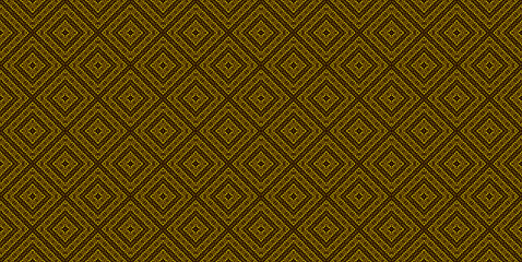 Checked African pattern. Dark background. Brown and black colors. High definition (HD format). Illustration