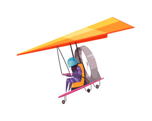 Skydiving Delta Plane Composition