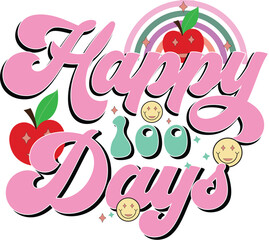 100 Days Of School Svg Design