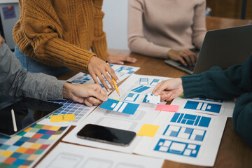 Website designers, Creative planning phone app and developing template layout framework wireframe...