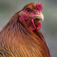 portrait of a rooster