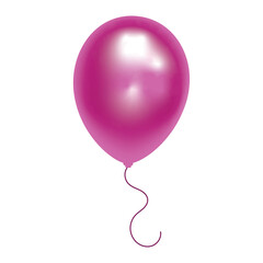 Isolated colored party balloon image Vector illustration
