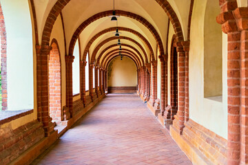 Cloister in a former monastery