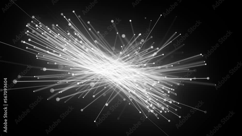 Poster abstract sticks and particles background slow motion/ 4k animation of an abstract background with sh