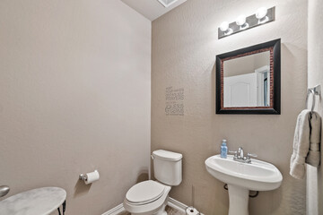 Naklejka na ściany i meble modern bathroom interior