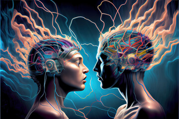 Neurological stimulation or telepathy .Generative AI