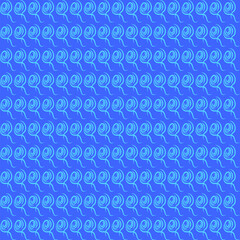 Fototapeta na wymiar pattern with blue line flowrist style
