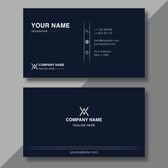 Neat and modern business card design template