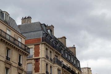 facade of a building in the center
