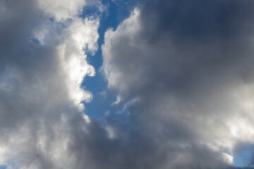 clouds in the sky in the morning