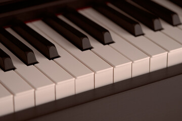 keyboard fragment piano for playing music