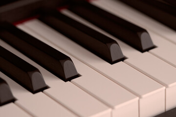 keyboard fragment piano for playing music