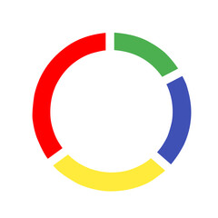 Pie Chart Icon Vector