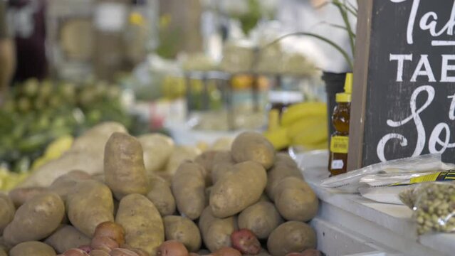 Potatoes at a Farmer's Market