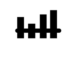 Business graphs and charts icons vector