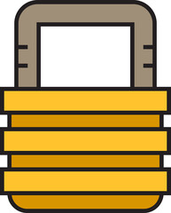 padlock icon illustration