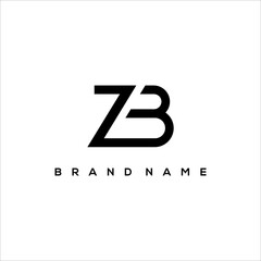 ZB logo design , abstract letter ZB logo . modern and creative logo design . vector illustration Pro Vector	
