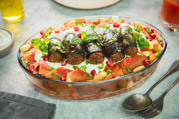 Arabic Cuisine; Middle Eastern traditional dish 