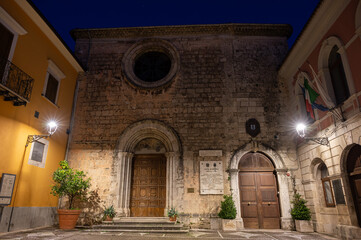 Isernia. Molise. The Church of S. Francesco