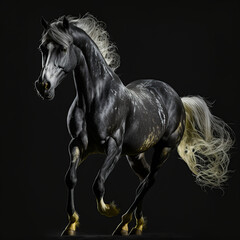 Fototapeta na wymiar horse, black, animal, farm, brown, black, head, stallion, white, equestrian, nature, portrait, isolated, equine, vector, horses, pony, mane, mare, mammal, pet, beautiful