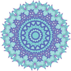 Round color pattern. Vector file for designs.