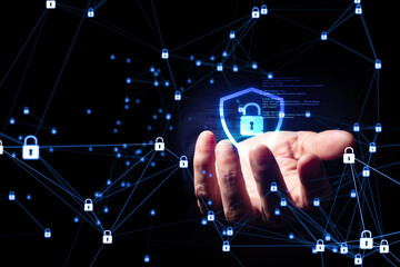 mano, sicurezza informatica, protezione dati, 