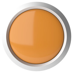 3D button. Empty button. 3D illustration.