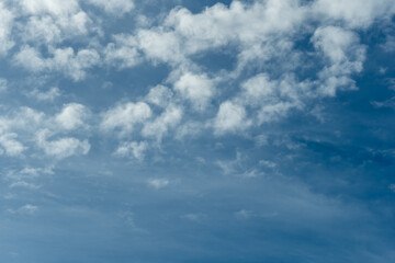 Photo of clouds in blue sky