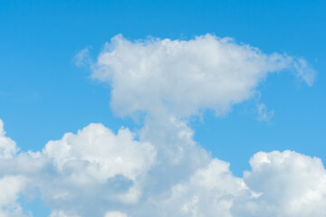 Obraz na płótnie Canvas Clouds clear sky summer time