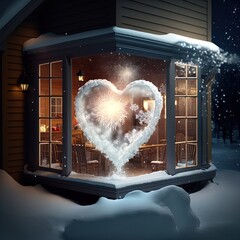 Winter Valentine's Day artwork. Great for banners, cards, posters and more.	