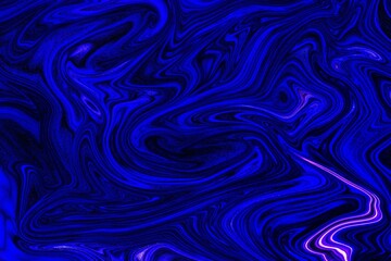 Obraz premium dark blue multicolor liquified watercolor paint liquid pattern vivid design art graphic background
