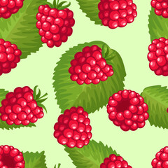 Vector seamless pattern with berries