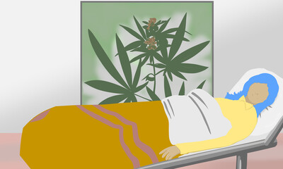Im Krankenhaus, Cannabis als Schmerzmittel
