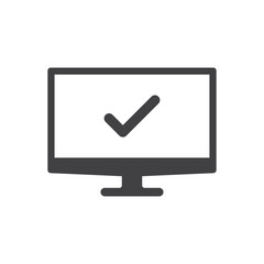 Computer With Mark Icon
