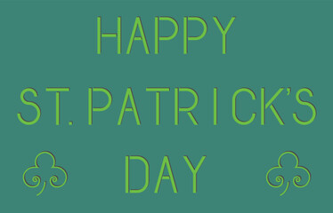 Happy St. Patrick day card