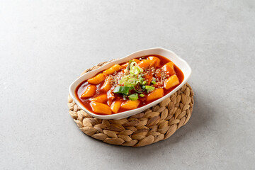 Korean food dishes Stir-fried Tteokbokki Rice Cake