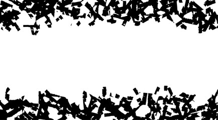 Background with black textured brush strokes. Grunge background for your design.