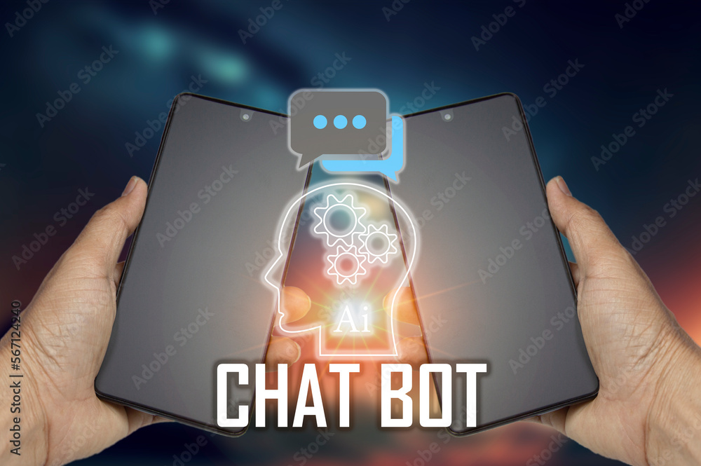 Poster concept, system development, artificial intelligence to be able to interact with humans