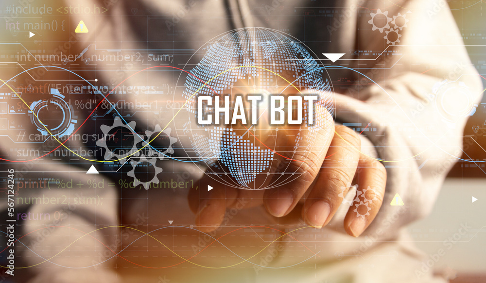 Poster concept, system development, artificial intelligence to be able to interact with humans