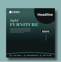 Simple social media post design elegant professional design