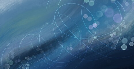 Abstrakter Hintergrund inspiriert vom Ozean | Watercolor Painting | Wasser und Licht | Muster