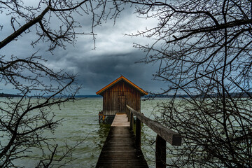 kleines Bootshaus in Stegen am Ammersee