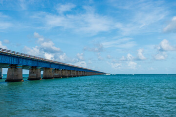 Obraz na płótnie Canvas Seven Mile Bridge in the Florida Keys